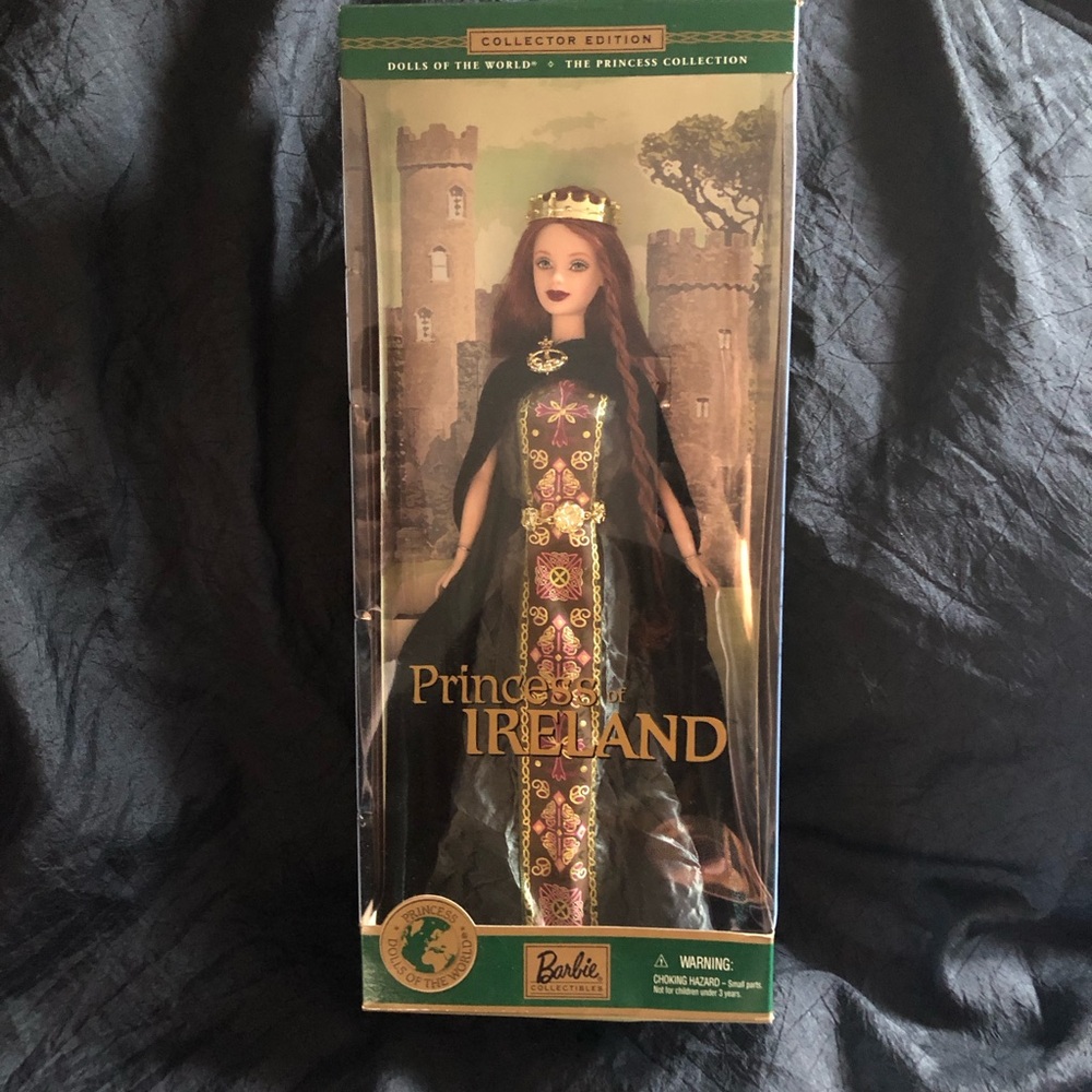 2001 Barbie Collectible Dolls of the World Princess of Ireland nwb